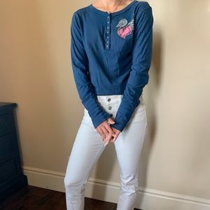 Blue Long Sleeve Shirt